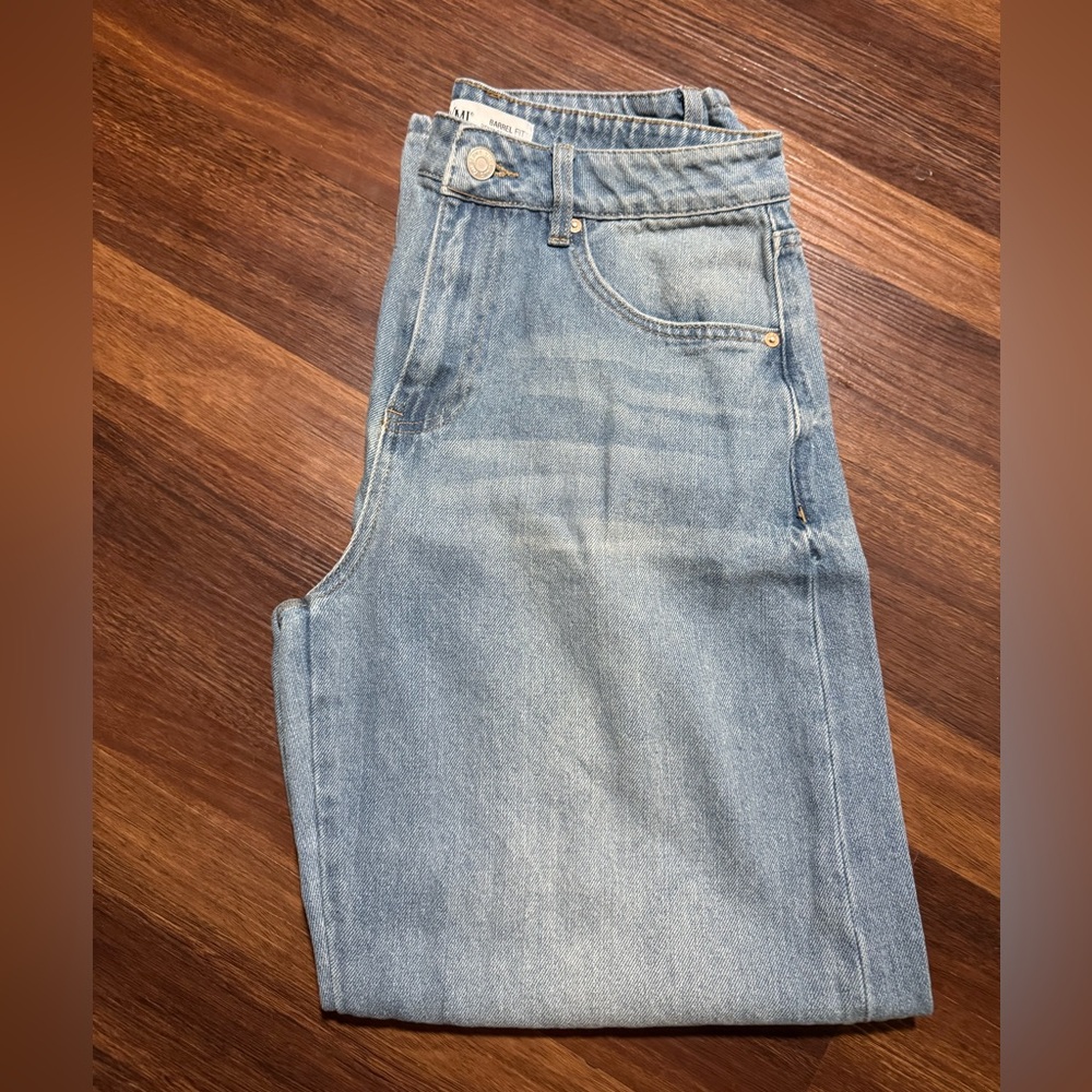 YMI Light Blue Barrel Jeans